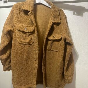 Universal Thread Brown Teddy Jacket
